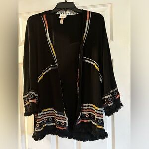 Knox Rose black cardigan.